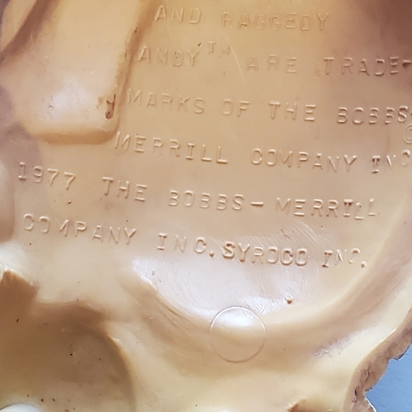 Raggedy Ann and Andy vintage 1977. Wall deco. By Bob Merrill. - Picture 10 of 10